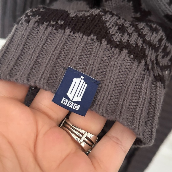 Doctor Who Torrid BBC Black and Grey Gray Cardigan Open Front Women Plus Size 2 - Picture 8 of 8